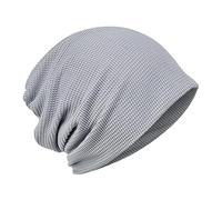 Bonnet Femme sans Visière en Maille Respirante, Gris, 1 Pièce
