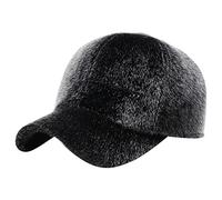 Bonnet Femmes Hommes Hiver Dans Les Anciens Imitation Vison Chapeau Mode Épaississement Plus Épais Chaud Oreille Canard Langue Casquette Casquette Baseball, gris, taille unique