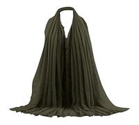 Bonnet Femmes Léger Élastique Mousseline Hijab Musulman Femme Beige Respirant Turban Toutes Saisons Écharpe Cheveux Musulman Chapeau Classique Jersey Élégant Turban Vintage Outdoor Turban, b, taille