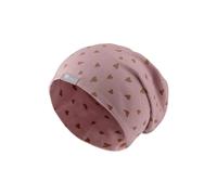 Sterntaler Bonnet pour Fille à Haute teneur en Coton imprimé avec cœurs, Rose Velours, 55