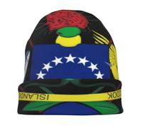 Bonnet Fin Léger pour Homme Et Femme Bonnet Slouch Tricoté avec Îles Cookemblème National Doux Et Ample Unisexe Flexible Classique Hip Hop pour Hiver Et Été