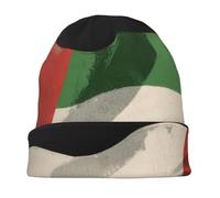 Bonnet Fin Léger pour Homme Et Femme Bonnet Slouch Tricoté avec Oman Drapeau National Doux Et Ample Unisexe Flexible Classique Hip Hop pour Hiver Et Été