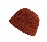 Bonnet fixe décontracté et chaud Unisexe Bonnet épais tricoté Toute la mode Hiver Bastards Casquette, rouge, taille unique