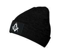 Bonnet Franc-Maçon Maçonnique Hommes Bonnets Respirant Moderne Chapeau Unisexe, pour Ski, Accessoires Hiver, Sommeil, 56-62cm