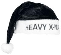 Bonnet Fun de Heavy X-Mas - Bonnet De Père Noël - pour Unisexe - noir/blanc Standard