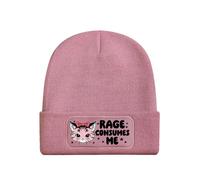 Bonnet Fun de Tierisch - Kitsch Kitten Rage Consumes Me Pale Pink Beanie - pour Unisexe - rose Standard