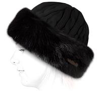 Barts - Fur Cable Bandhat - Bonnet femme Black - Taille unique