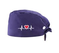 Bonnet Gommage Bouffant Bleu Marine, Calot Chirurgien Femme En Tissu Respirant, Calot Bloc Pour Médecins, Calot Dentiste, Accessoires Dentiste Lavable Pour Personnel Médical, Taille Unique