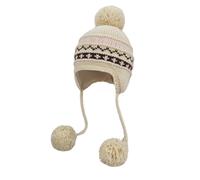 Bonnet gothique, vêtements alternatifs, bonnet grunge norvégien Y2K chat dans le chapeau rayé au crochet bonnet d'hiver chaud tricoté vieux couvre-chef, accessoires gothiques, Blanc., taille unique