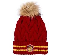 Bonnet tricot harry potter bordeaux gryffondor avec pompon taille unique ROUGE