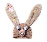 Bonnet Hiver Garcon 10 Ans - Bonnet Bébé en Tricot Douillet avec Un Adorable Lapin À Oreilles pour L'Automne Et l'hiver Confortable Et Chaud Il Est Bébés Et Offre Un Joli (Coffee 0-36 Months)