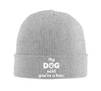 Bonnet Hiver Mon Chien A Dit Que Tu Étais Une Pute Noire Coupe-Vent Beanie Thermique Bonnet Thermo pour Décontractée Sport Shopping