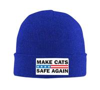 Bonnet Hiver Rendre Les Chats à Nouveau en sécurité Sauvons nos Animaux de | compagnie Bonnet à Revers cyclisme 53-59Cm Chaud Bonnet Running Respirant Chapeau de Crâne à Revers toutes les saisons