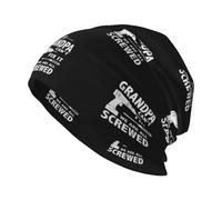 Bonnet Hiver Si Grand-Père Ne Peut Pas Le Réparer, Nous Sommes Tous Foutus Bonnet Thermo Unisexe Respirant Beanie pour Homme Sport Conduite