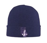 Bonnet HMHAS Hit ME Hard and Soft Automne Hiver Unisexe en Acrylique Tricoté Cadeaux Sport Plein Air