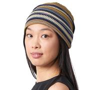 Bonnet Homme Chapeau Femme Crochet - Casquette Ete De Style Tricot Coloré Peruvien Boho Vintage Léger Unisexe Marine Navy
