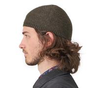 Bonnet Homme Hiver Laine Chaude - Chapeau Musulman Ajusté Bonnet Marin Kufi Maroc Priere Islamique Tricot Prayer Hat Docker Cap Calot Crâne Japonais Brun L