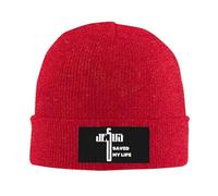 Bonnet Homme Jésus A Sauvé Ma Vie Bonnet De Pêcheur Moderne Simple Casquette De Crâne À Revers pour Femme Sport l'escalade