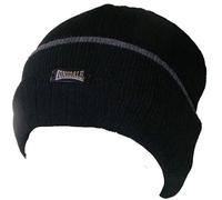 Bonnet Homme Lonsdale Noir Logo Métal
