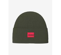 Bonnet HUGO Xaff vert kaki rouge