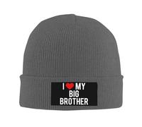 Bonnet J'aime Mon Grand Frère Bonnet Hiver Unisexe Extensible Bonnets pour Cyclisme Femme Temps Froid