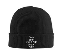 Bonnet Je Serai Là pour Toi, Mon Ami Bonnet en Tricot Unisexe Extensible Bonnets pour Conduite Femme Randonnée