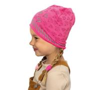 Bonnet jersey pour enfants ReflActions 'Diamant', rose