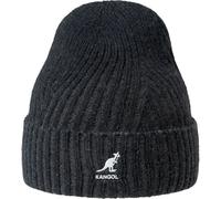 Kangol 2-Tone Cuff Pull on Béret, Noir/Gris foncé, Taille Unique Mixte