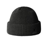 Bonnet - KANGOL - CARDINAL 2 WAY - Noir - Tissu extensible - Porté 2 façons