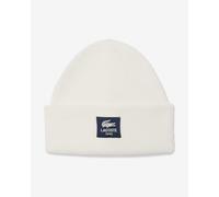 Bonnet Lacoste Square Logo blanc pur