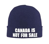 Bonnet Le Canada n'est Pas à Vendre Bonnet de crâne Respirant 53-59CM | Chaud Pompon Bonnet Confortable Bonnet de Pêcheur Souple Confortable