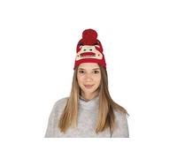 bonnet lumineux noël rouge renne rudolphe adulte - ptitclown 19801
