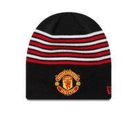 New Era Bonnet tricoté pour Adulte Motif tête de Mort Manchester United FC Noir, Noir, Taille Unique