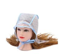 Bonnet Meche Silicone Hair Coloring Cap Hook Needle Color Dye Highlighting Reusable Sets Frosting Dyeing Hats Barber Hair Salon.(Onetime cap and hook)