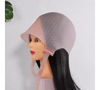 Bonnet Meche Silicone Hair Coloring Cap Hook Needle Professional Color Dye Highlighting Reusable Sets Frosting Dyeing Hats Barber Hair Salon.(Pink)