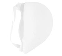 Bonnet Meche Silicone Highlighter Cap Hair Highlighting Hat Dyeing Supply Styling Tools Holes Coloring Silica Gel.(White)