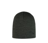 Bonnet mi-épais en laine mérinos Buff Solid Gris TU