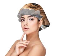 Bonnet mignon en satin de soie pour dormir, bonnet de sommeil doux double couche en soie pour femme, cheveux longs bouclés naturels tressés