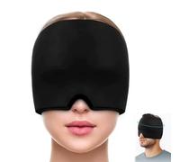 Bonnet Migraine Relief Cap En Gel,Migraine Miracle,Chapeau De Soulagement Des Maux De Tête Pour Les Migraines Et Soulagement Des Tensions (Noir)