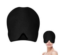 Bonnet Migraine Relief Cap, Masque Migraine, Réutilisable Masque Migraine et Céphalées, Migraine Cap Bonnet, Masque de Glace Anti Migraine Rafraîchissant, Headache Hat Les Sinus et Le Stress, Noir