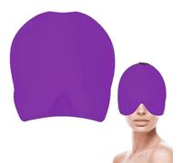 Bonnet Migraine Relief Cap, Masque Migraine, Réutilisable Masque Migraine et Céphalées, Migraine Cap Bonnet, Masque de Glace Anti Migraine Rafraîchissant, Headache Hat Les Sinus et Le Stress, Violet