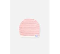 Bonnet milleraies bébé écru/pétunia 3/6M(60/67)