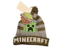 Bonnet - MINECRAFT - Kaki Gris - Acrylique - Enfant - Automne/Hiver 54 cm