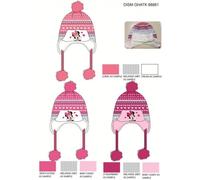 Bonnet - Minnie Mouse - Automne/Hiver - 100% Acrylique - Doublure 100% Polyester - Rose