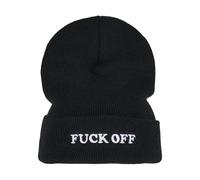 Bonnet Mister Tee Fuck Off Noir TU