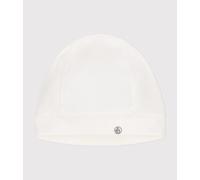 Bonnet naissance bébé mixte en coton uni Petit Bateau - blanc - Taille naissance NAI blanc