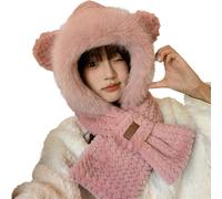 Bonnet Noel Adulte Retro, Chapeau Drole Disco Chaud à Oreilles en Fourrure avec Écharpe Et Intégrées pour Hiver Offrant Confort Et Style Aux Ce Épais Orné en Fourrure Est Parfait