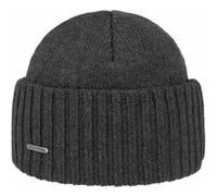 Stetson Bonnet en tricot Northport – à revers, fabriqué en Italie, unisexe, automne-hiver