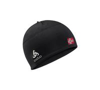 Bonnet odlo polyknit warm eco fan norvege noir