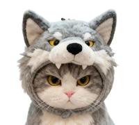 Bonnet Ours pour Chien Couvre-Tête Loup Mignon Doux Drôle Animaux De